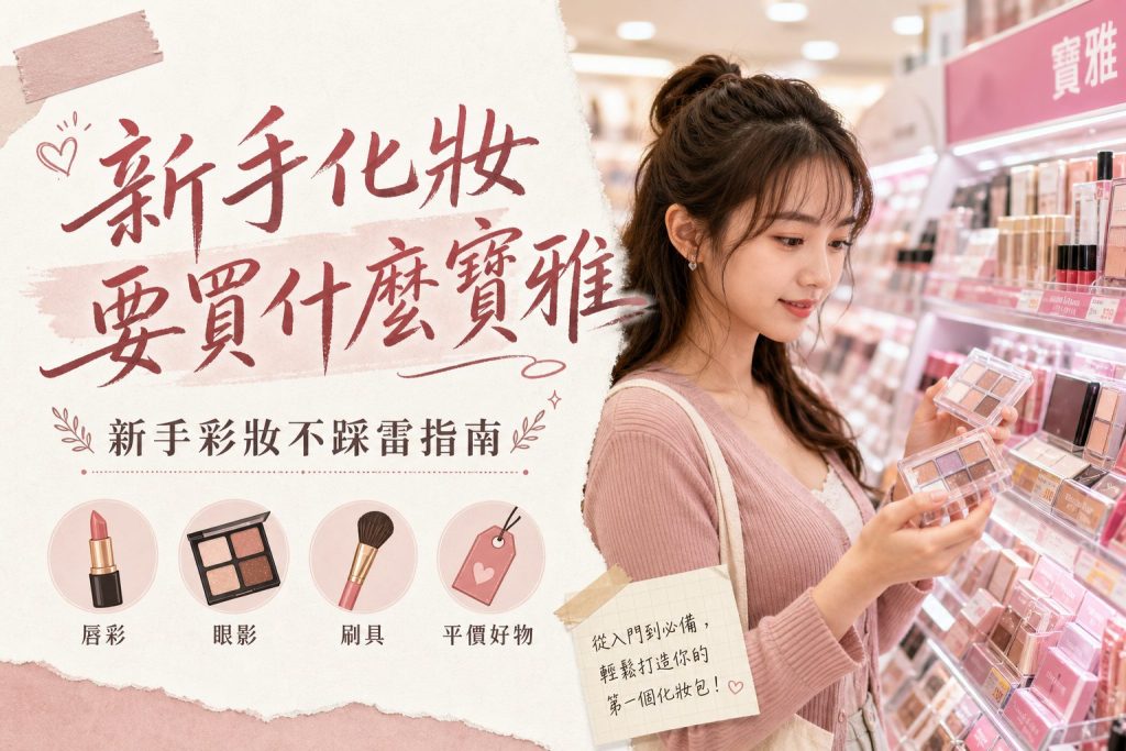 新手化妝要買什麼寶雅