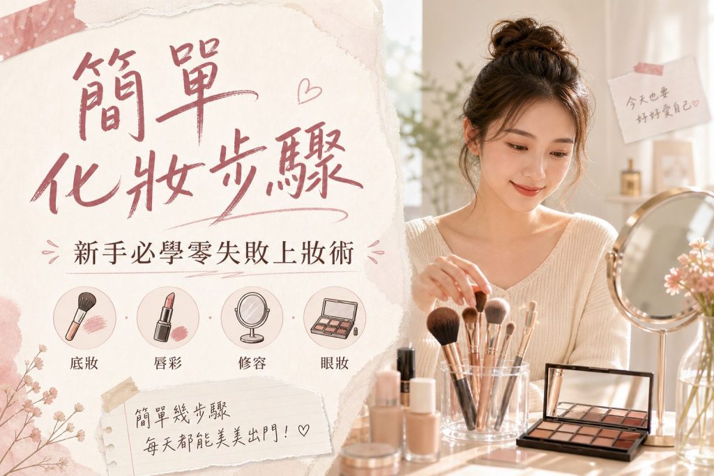 簡單化妝步驟